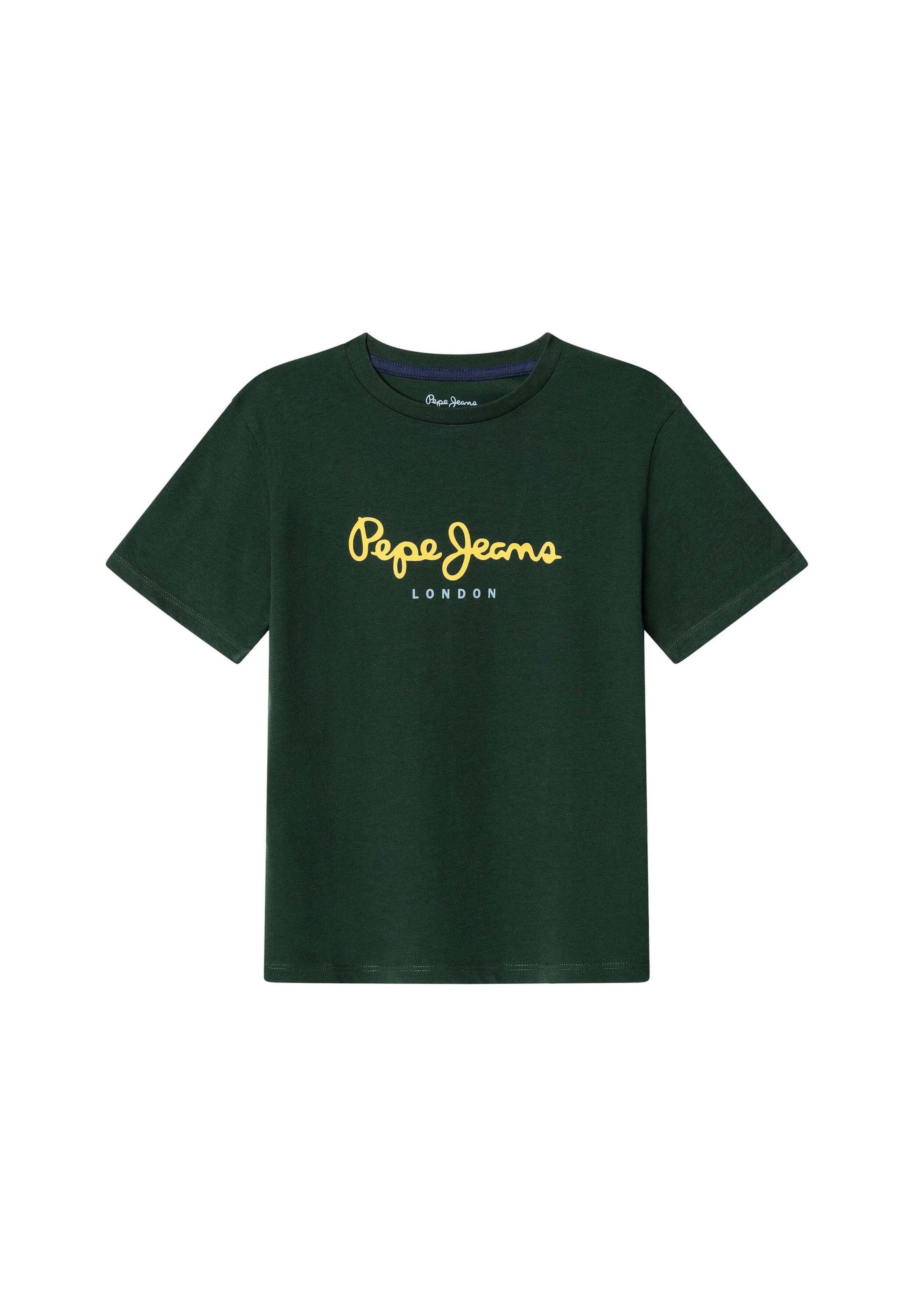 T-shirt 'NEW ART' Pepe Jeans en vert : devant