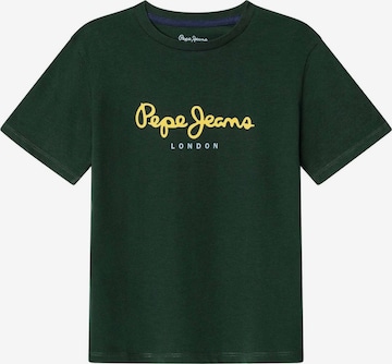 T-shirt 'NEW ART' Pepe Jeans en vert : devant
