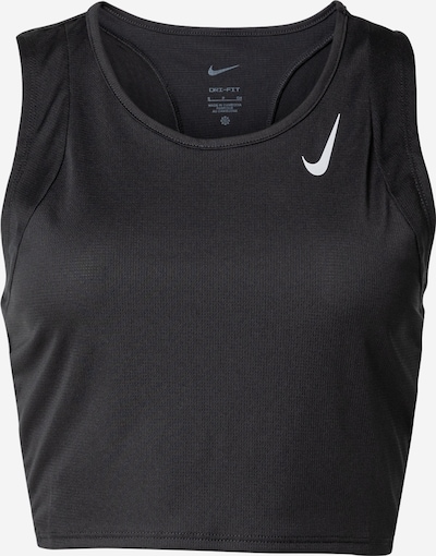 NIKE Sporttop in de kleur Zwart / Wit, Productweergave