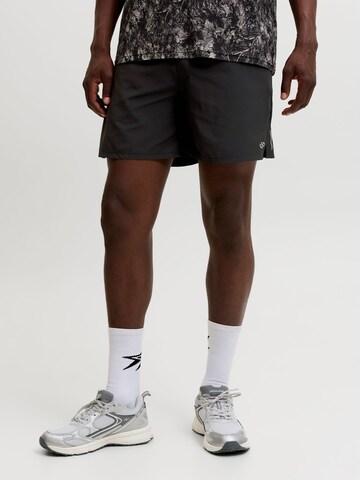 JACK & JONES - regular Pantalón en negro: frente