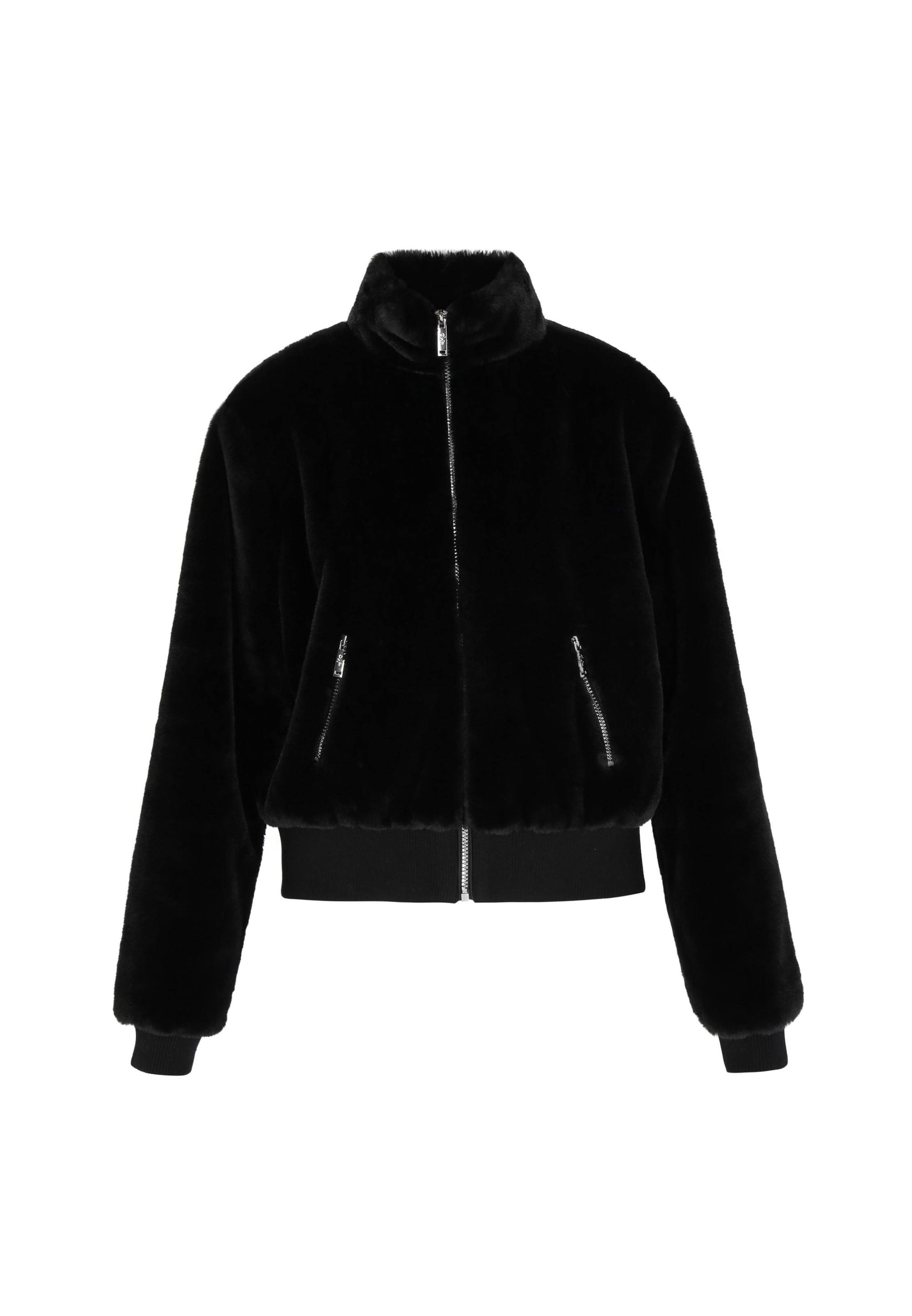 MIMO Jacke in Schwarz: Vorderseite
