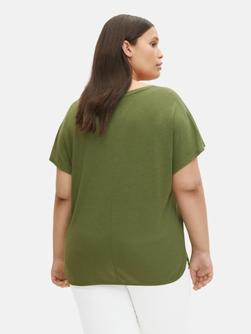 Tom Tailor Women + - Camiseta en verde