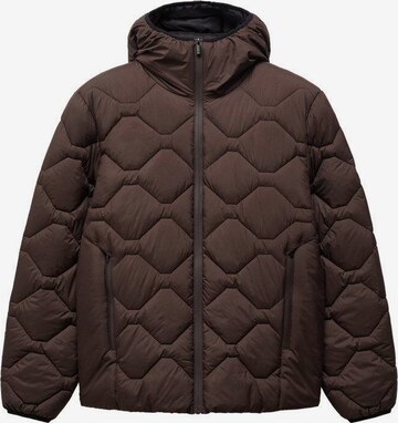 MANGO MAN Between-Season Jacket 'Hyper' in Brown: front