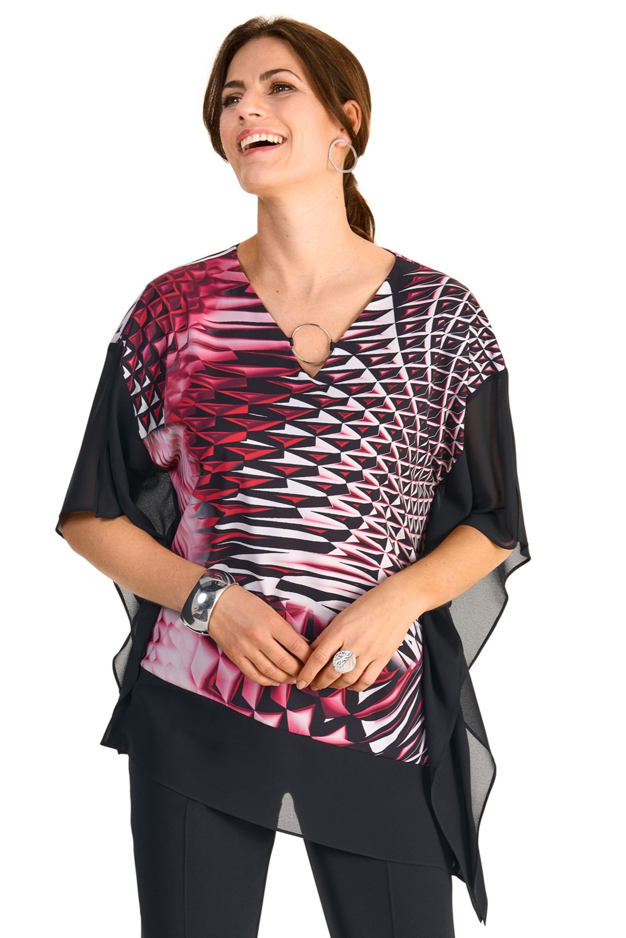 HERMANN LANGE Collection Shirt in Mischfarben: Vorderseite