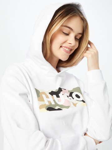 HUGO Red Sweatshirt 'Nemolia' in White