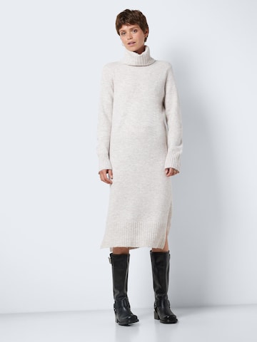 Noisy may Knitted dress 'VIOLA' in Beige