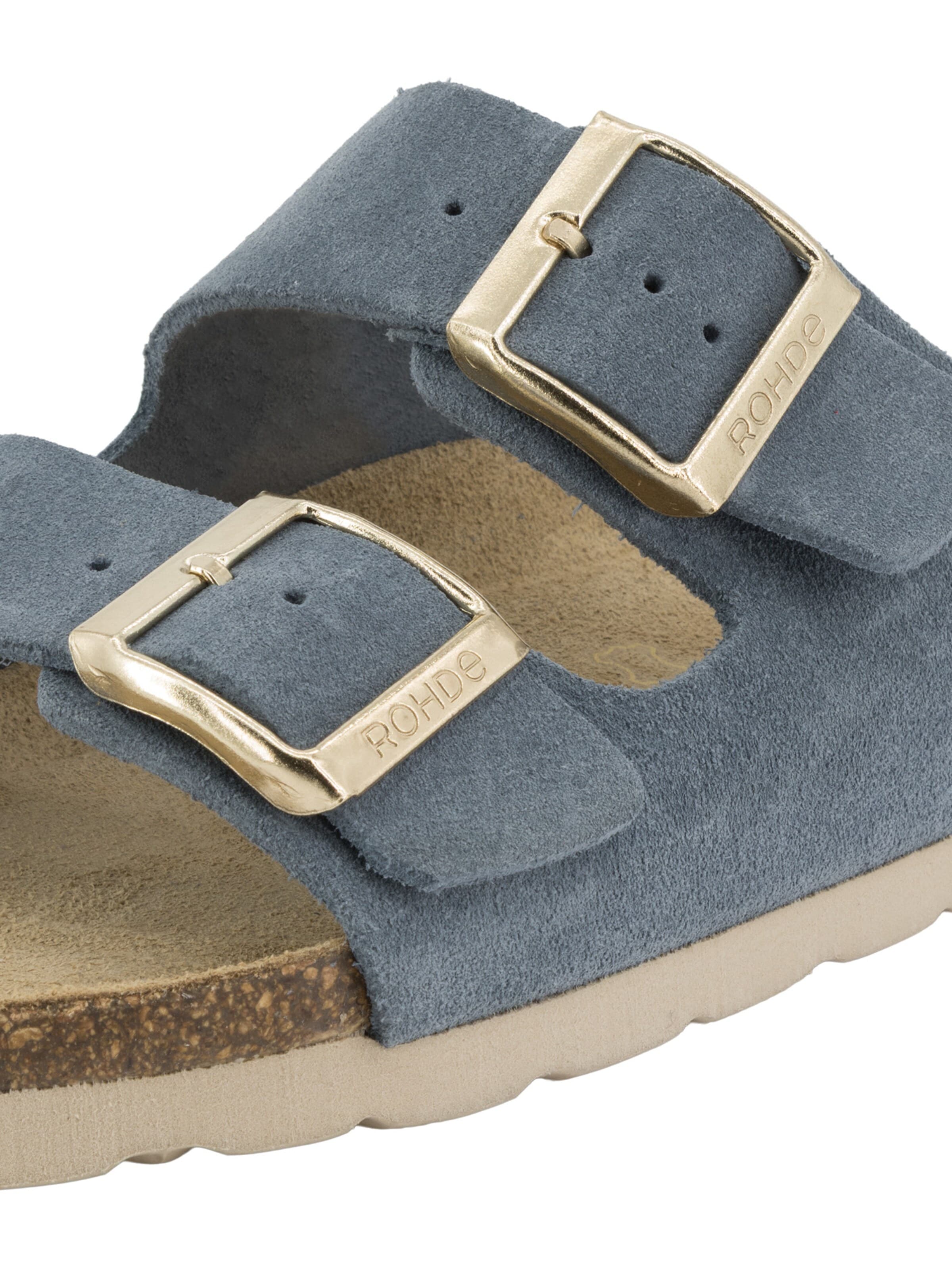 ROHDE Mules 'Alba' in Blue