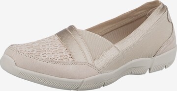 SKECHERS Classic Flats 'Be-Lux' in Beige: front