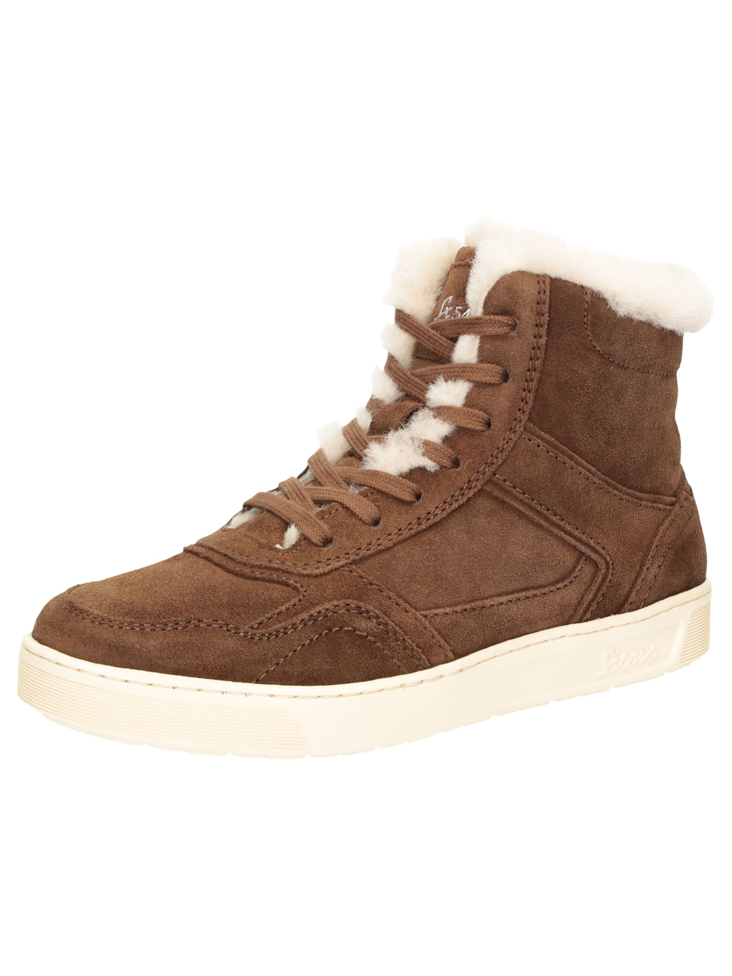 SIOUX Bottines à lacets ' Maites sneak 006-LF ' en 36 en marron, Vue avec produit