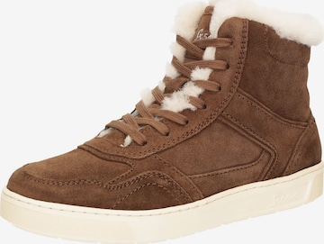 Bottines à lacets ' Maites sneak 006-LF ' SIOUX en marron : devant