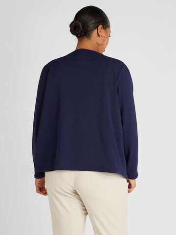 ONLY Carmakoma Knit Cardigan 'SANIA' in Blue