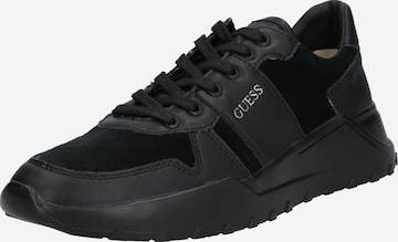 Baskets basses 'Lucca' GUESS en noir : devant