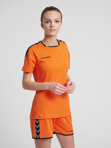 Hummel Performance Shirt 'AUTHENTIC POLY' in Orange: front