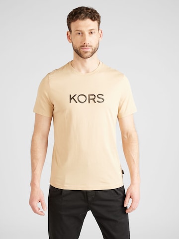 T-Shirt Michael Kors en beige : devant