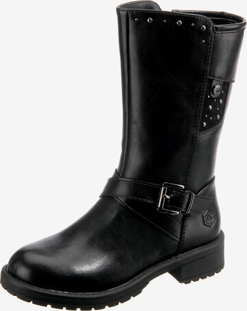 Lumberjack Boots in Black: front