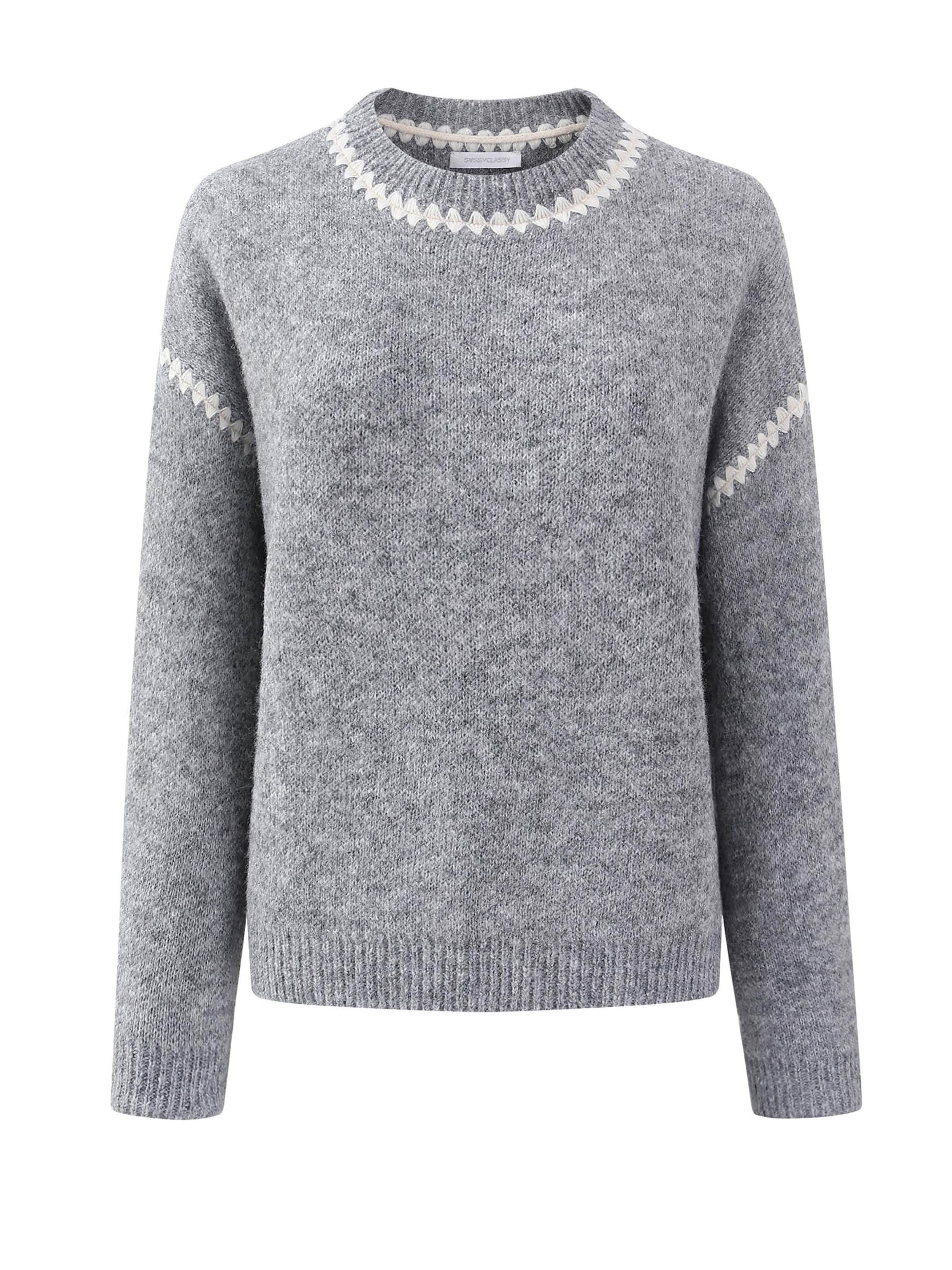 SASSYCLASSY Sweater in Grey: front