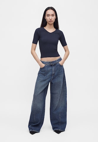Weekend Max Mara Wide leg Τζιν 'MADIA' σε μπλε