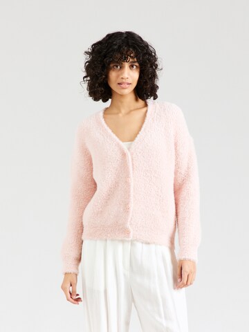 Cardigan BONOBO en rose : devant