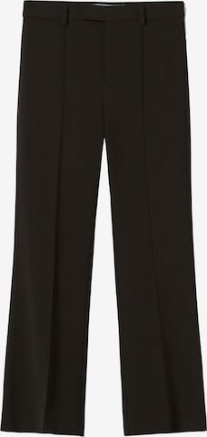 Bershka Regular Pantalon in Zwart: voorkant