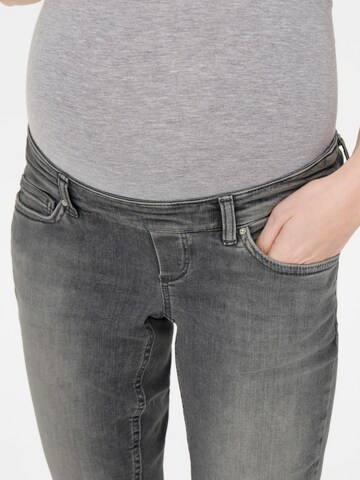 Only Maternity Skinny Jeans 'Blush' in Grey