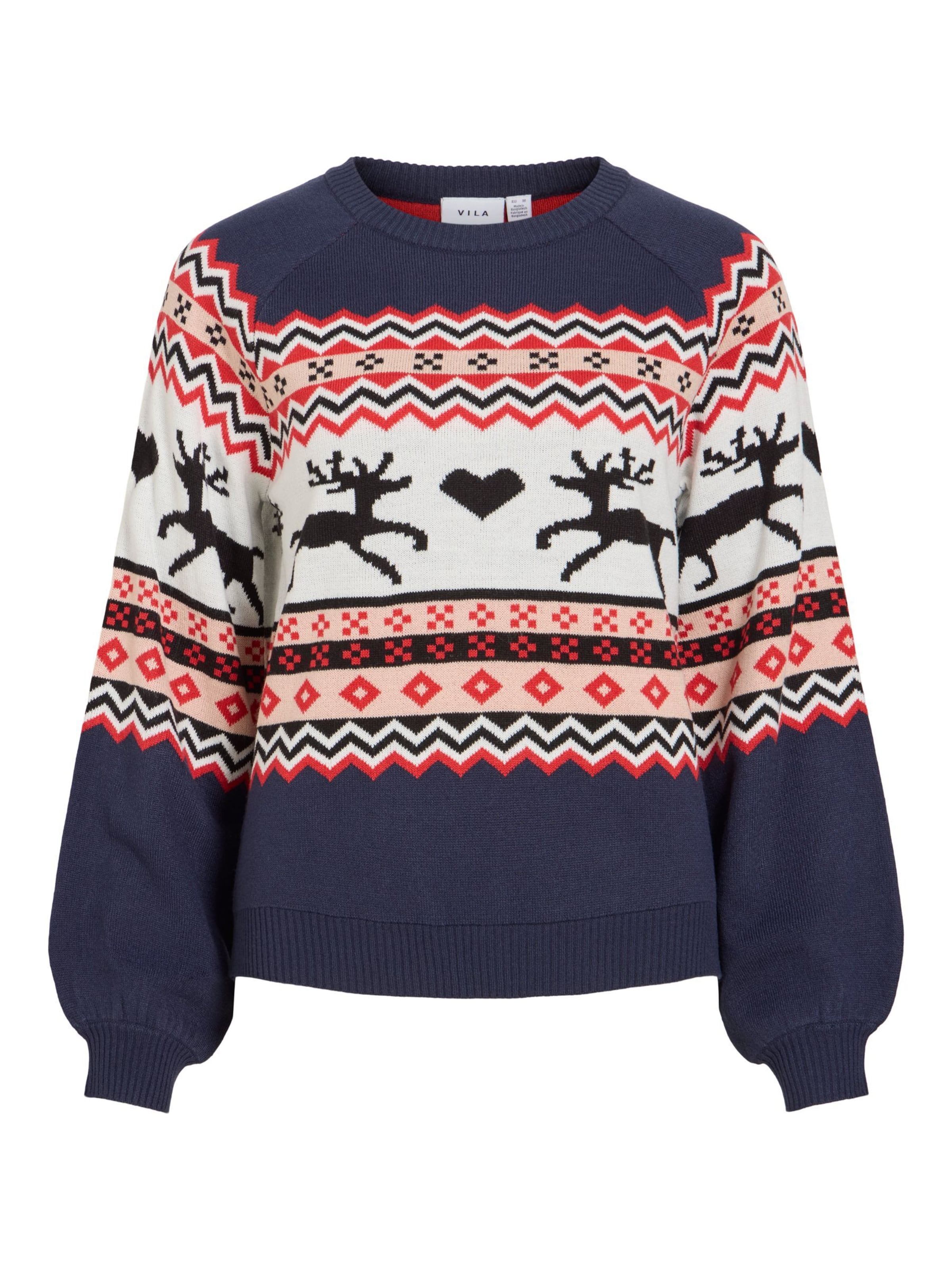 VILA - Jersey 'HOLIDAY' en azul: frente