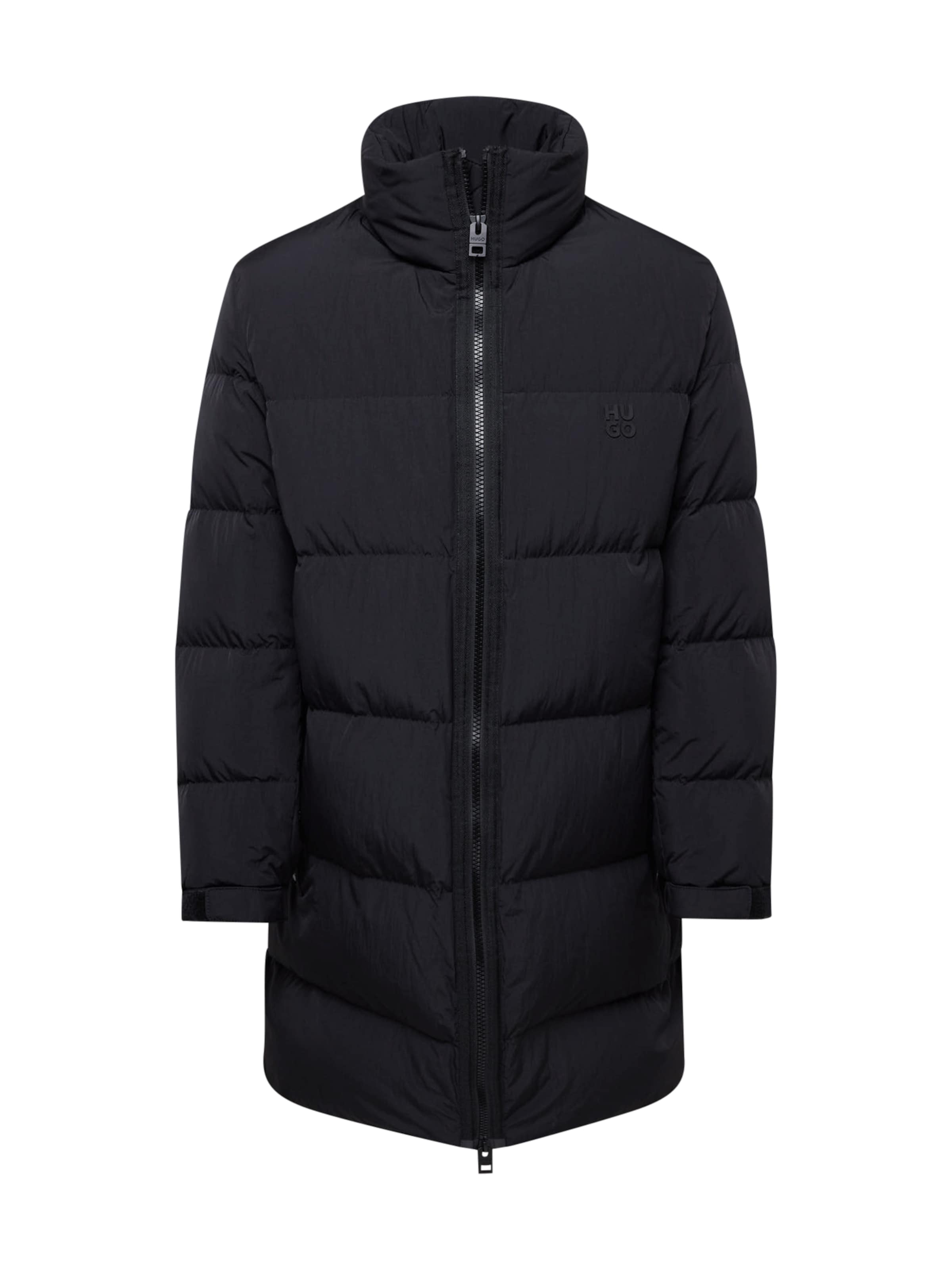 Manteau d’hiver 'Magnus' HUGO en noir : devant