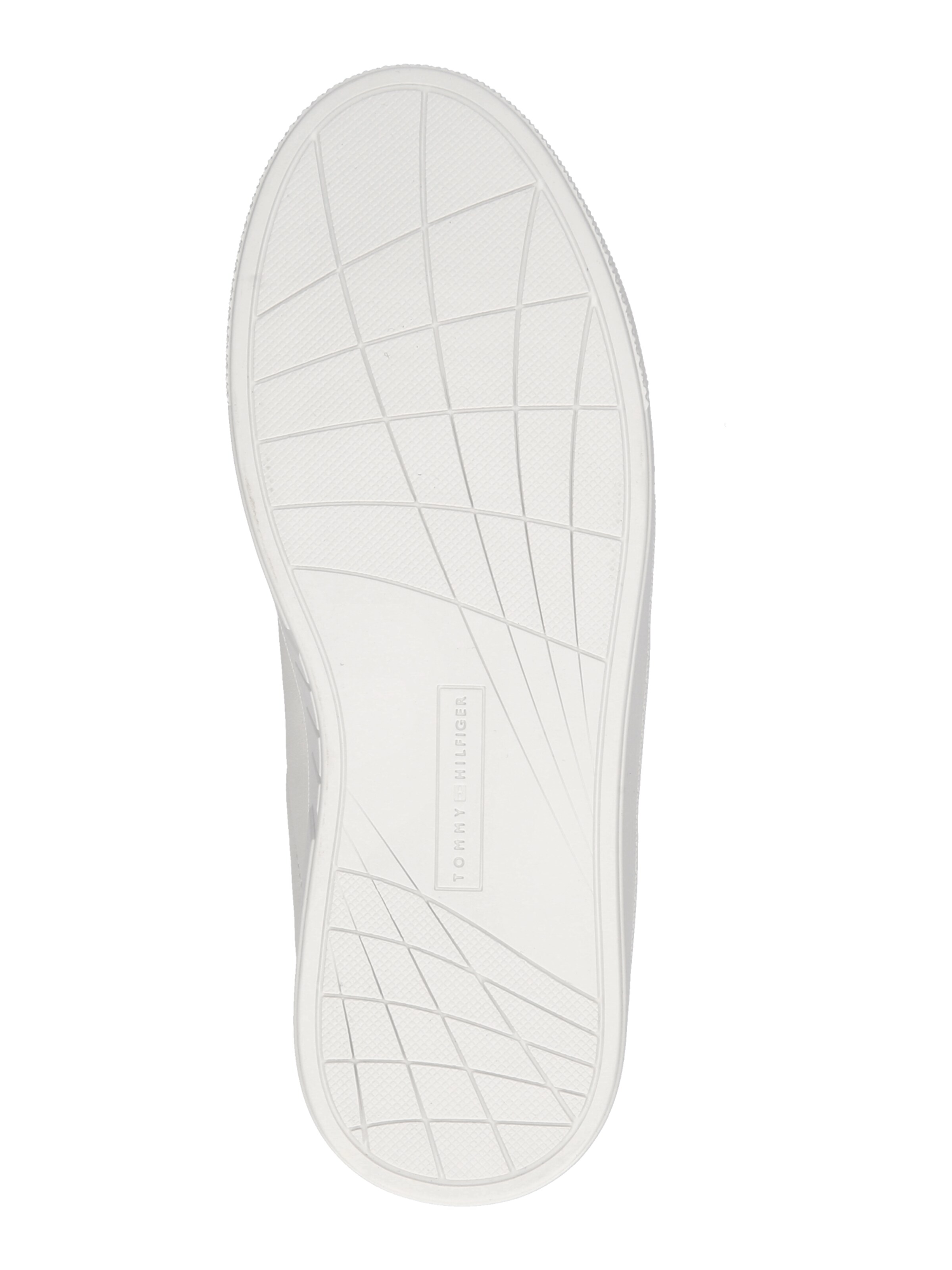 balts TOMMY HILFIGER Zemie brīvā laika apavi 'Icon Court'