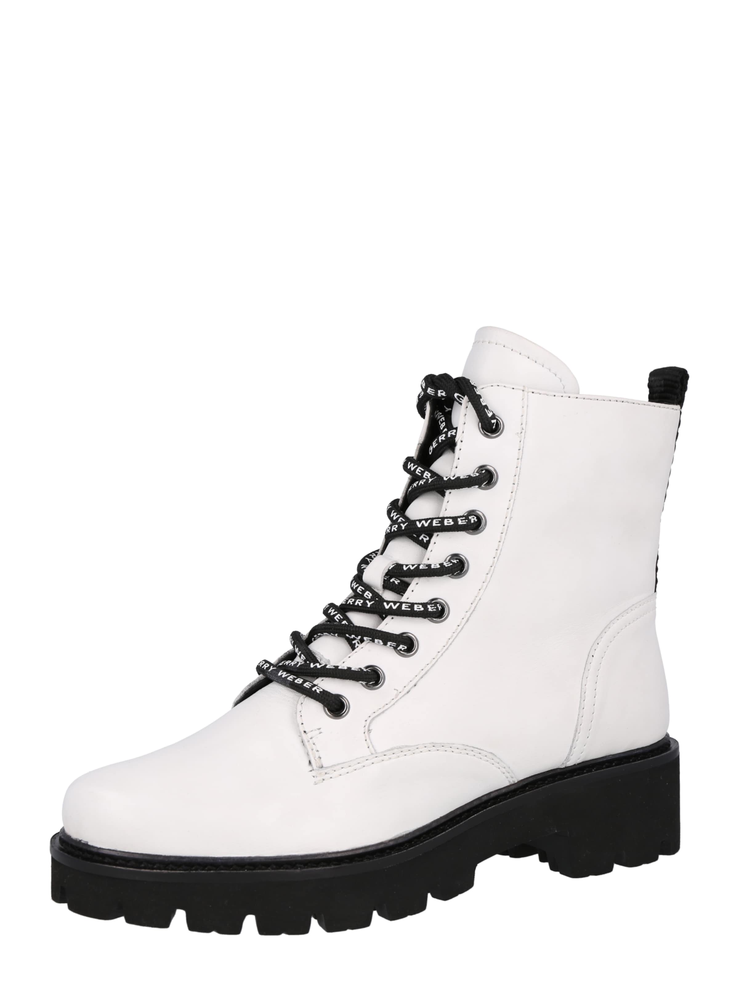 Stivaletto stringato 'Carla' di GERRY WEBER in bianco: frontale
