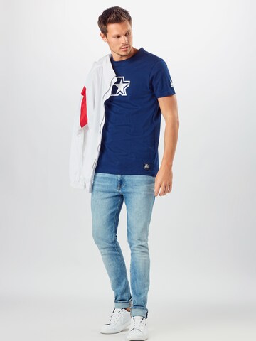 Coupe regular T-Shirt Starter Black Label en bleu