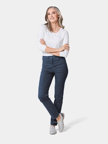 Goldner Slimfit Jeans in Blau