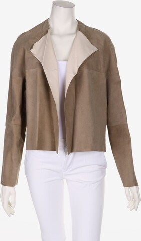 LIVEN Lederjacke XL in Beige: predná strana