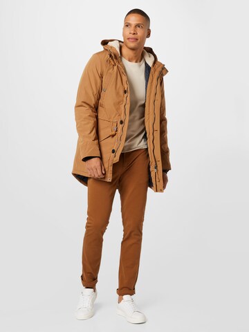 TOM TAILOR Parka in Braun