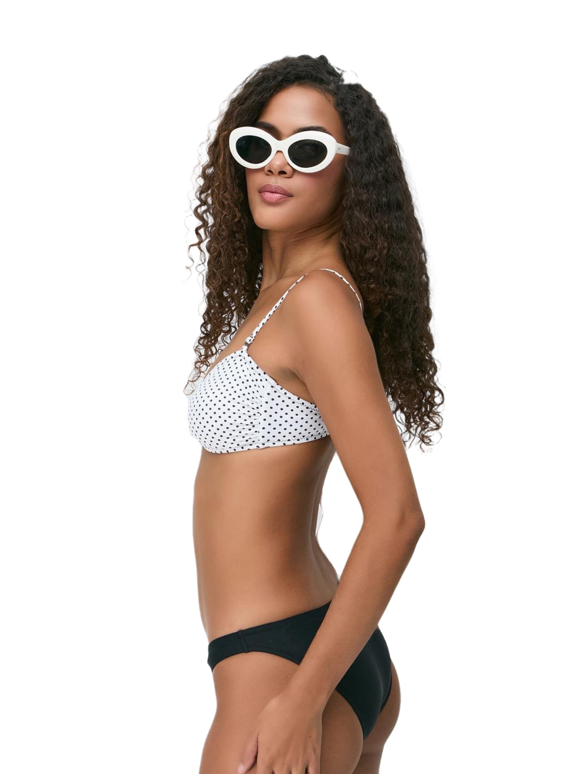 C&City Bandeau Bikini in Zwart