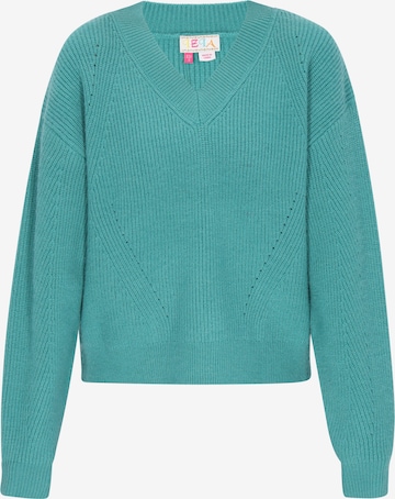 IZIA Pullover 'Boho' in Grün: Vorderseite