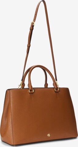 Lauren Ralph Lauren - Bolso de mano 'Hanna' en marrón: frente