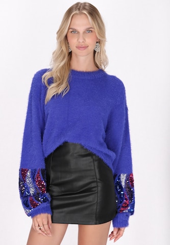 IZIA - Pullover em azul: frente