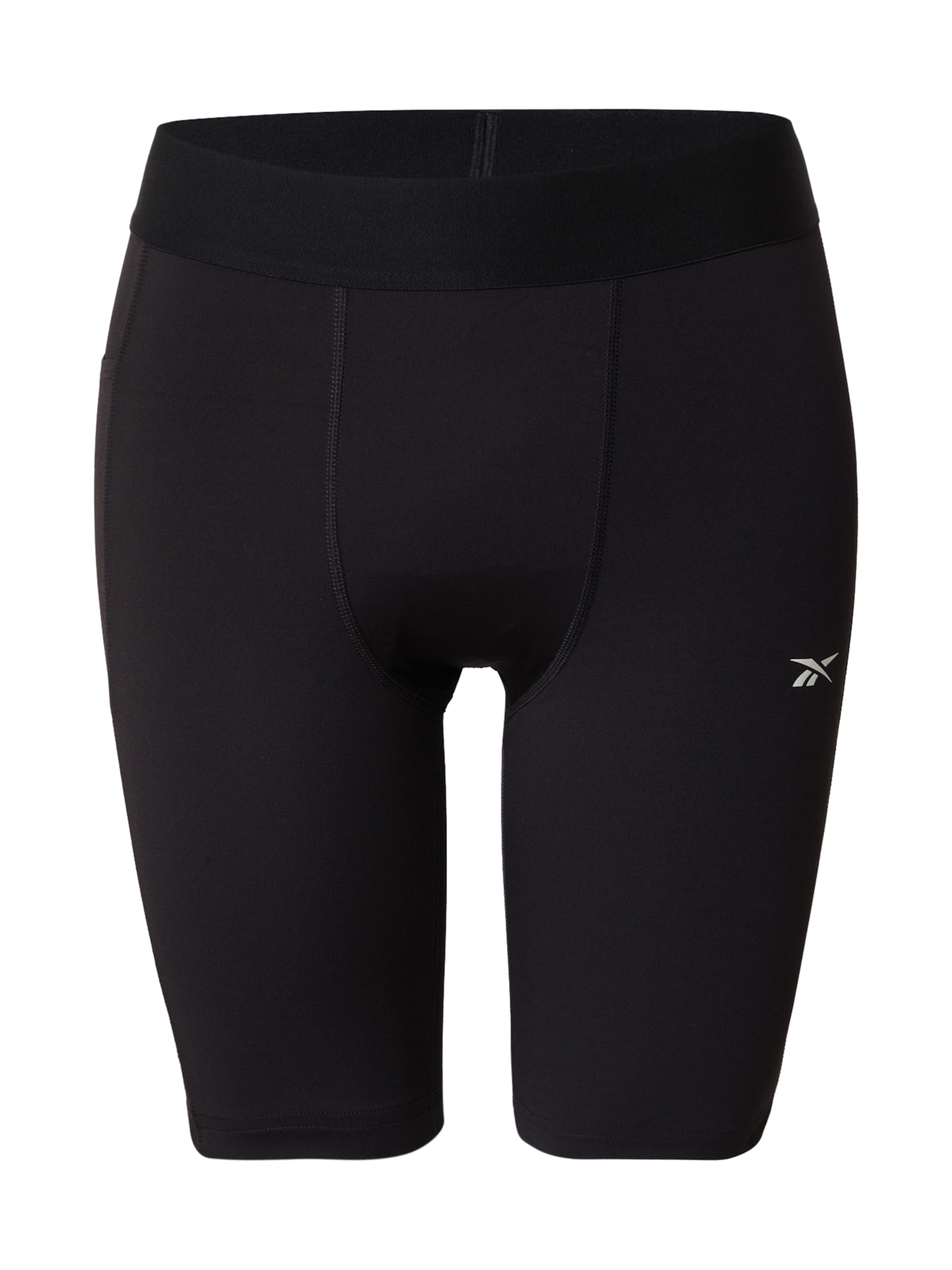 Reebok - Skinny Calças de desporto 'SEAN' em preto: frente