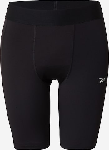 Reebok Skinny Urheiluhousut 'SEAN' värissä musta: etupuoli