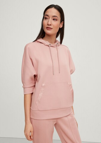 Sweat-shirt COMMA en rose : devant