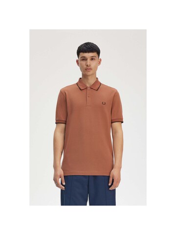 Fred Perry Shirt in Brown: front