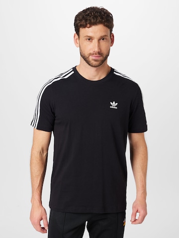 ADIDAS ORIGINALS Shirt 'Adicolor Classics Trefoil' in Zwart: voorkant