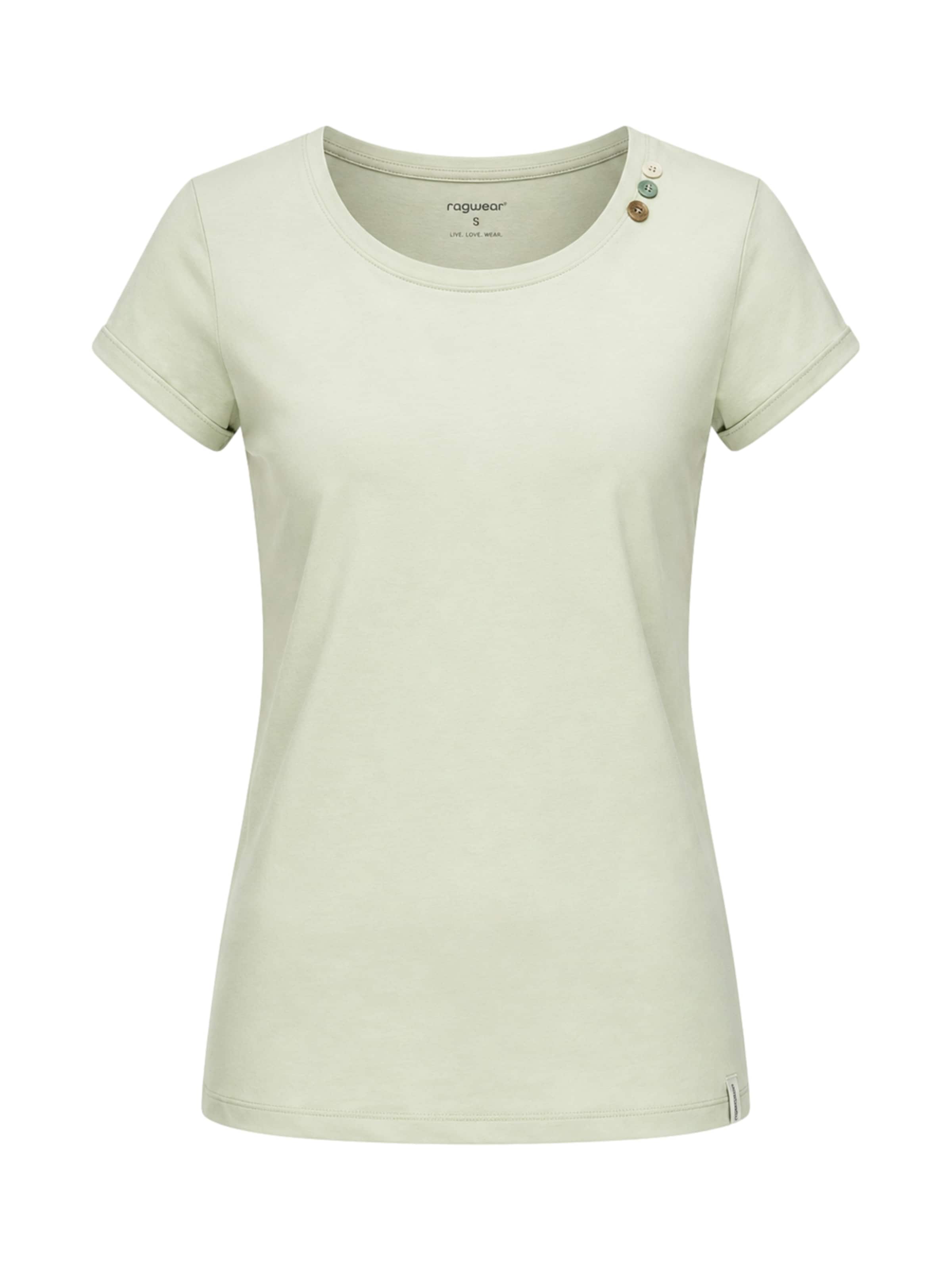 Tricou 'Fllorah' de la Ragwear pe verde: față