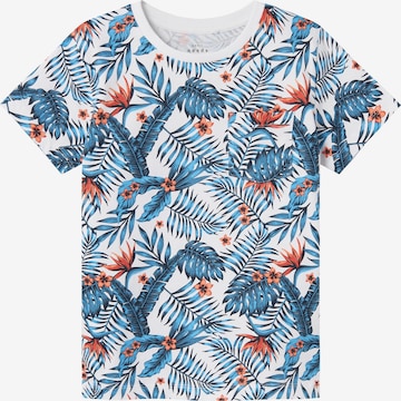 NAME IT T-shirt 'VALMAS' i vit: framsida