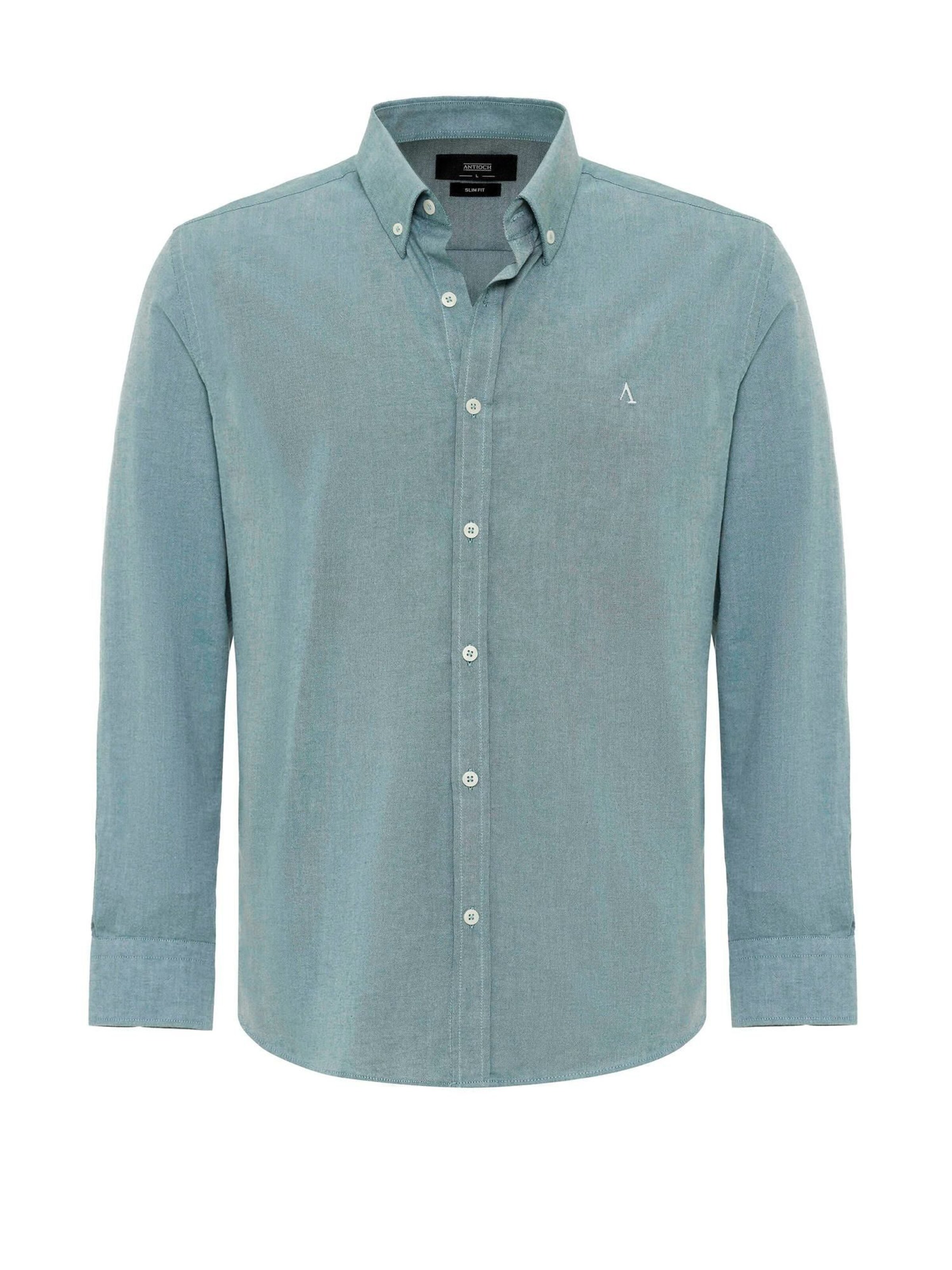 Antioch Tavaline suurus Triiksärk, värv roheline: eest vaates