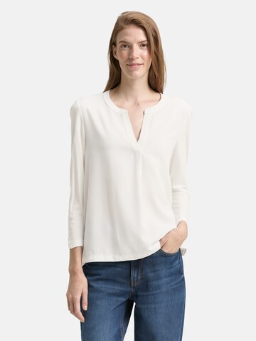 TOM TAILOR Shirt in White: front