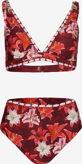 South Beach Bikini värissä roosa / punainen / viininpunainen, Tuotenäkymä