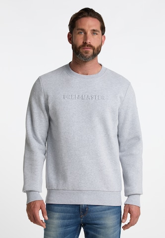 DreiMaster Maritim Sweatshirt 'Kilata' i grå: framsida