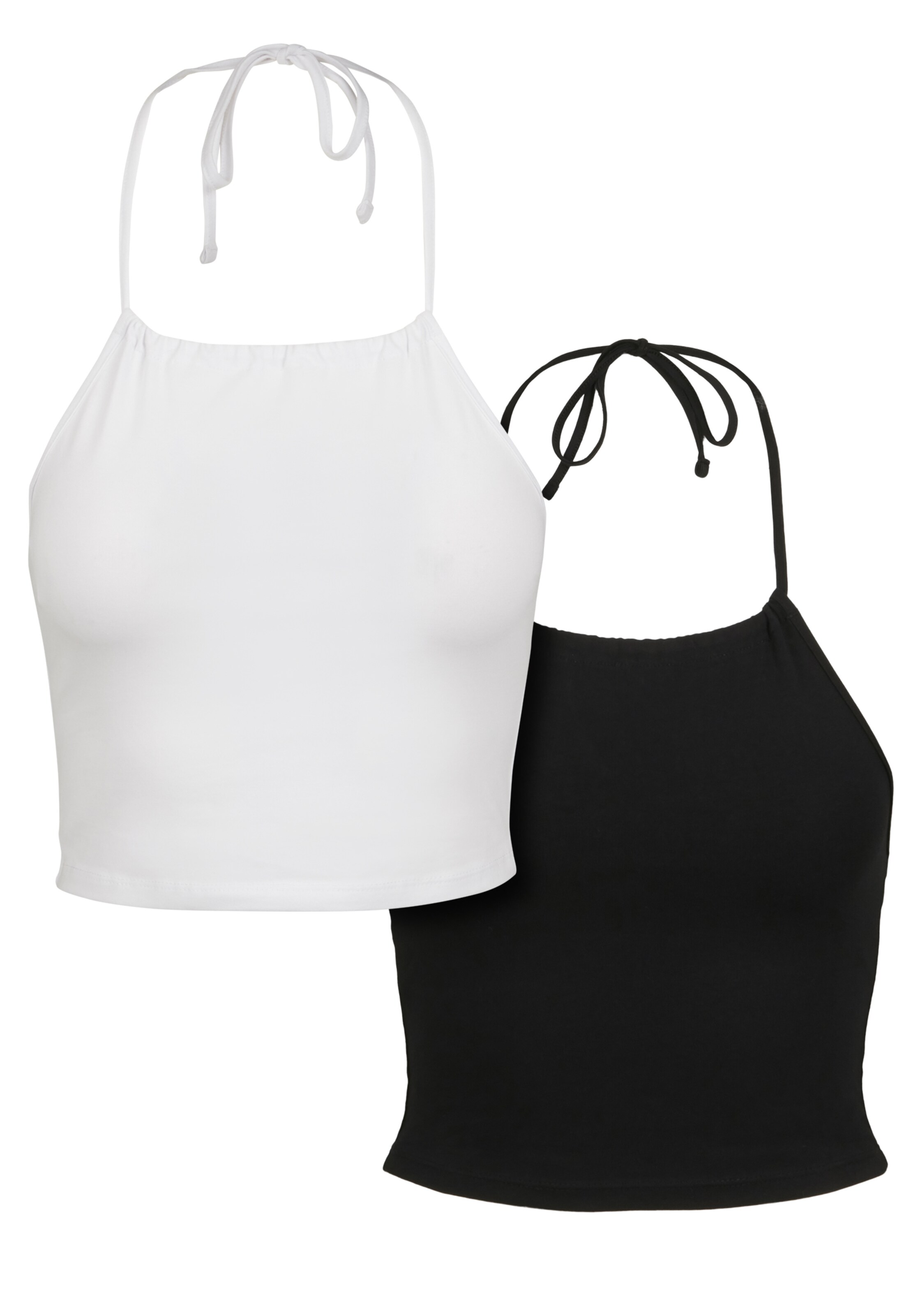 Urban Classics Top - fekete: elől