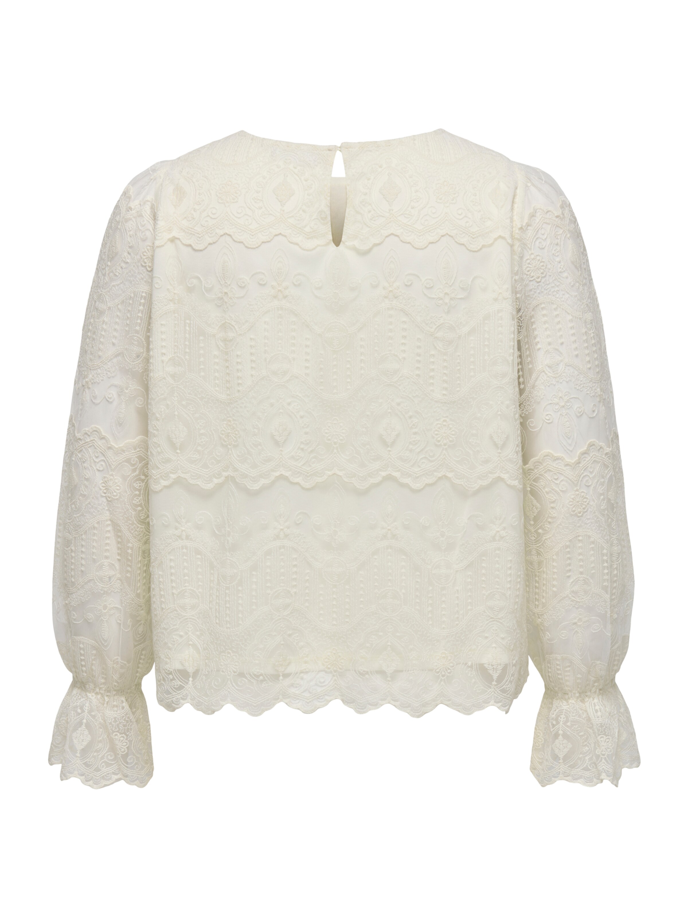 ONLY Carmakoma - Blusa en blanco