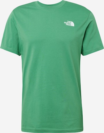 THE NORTH FACE Functioneel shirt 'Redbox' in Groen: voorkant